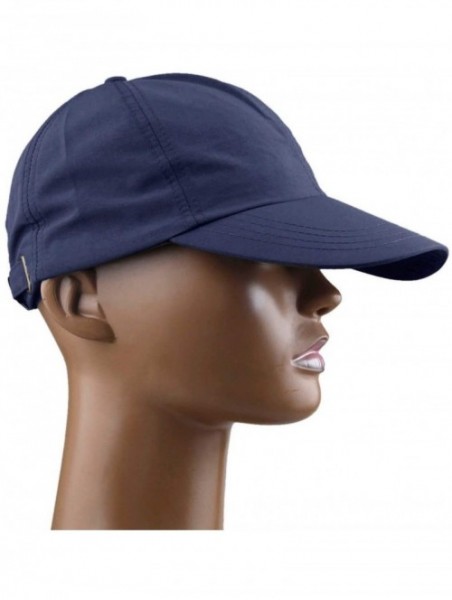 Baseball Caps Baseball Cap Hat-Running Golf Caps Sports Sun Hats Quick Dry Lightweight Ultra Thin - Navy Blue(solid Color) - ...