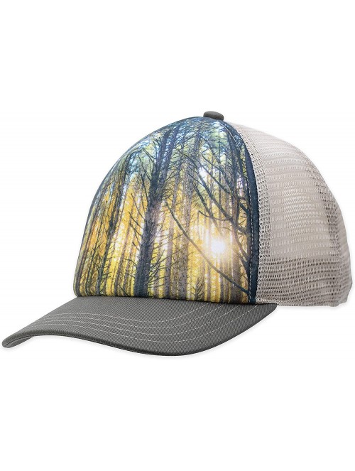 Baseball Caps Men's Dusk Trucker Hat - Olive - CL18XTZEQWT $34.64