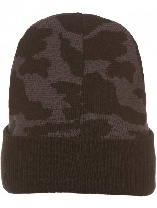 Skullies & Beanies Tonal Camo Skully in Four Color Choices 881-9801 - Black - C618LYA2587 $42.24