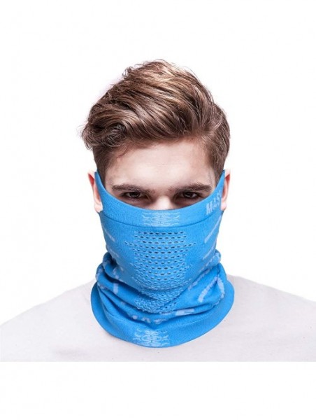 Balaclavas Ski Mask Half Face Mask Windproof Neck Warmer for Snow Skiing - Blue - CK18UUTOYY6 $14.10