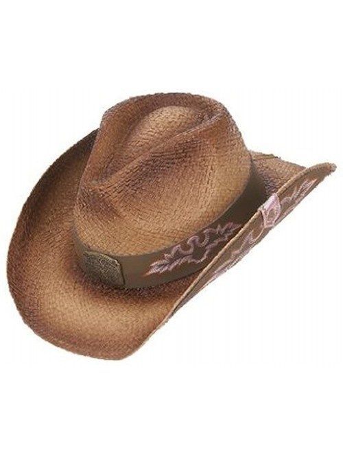 Cowboy Hats Ladies Drifter Knockin Cowboy Hat - CA115RX17KJ $65.38