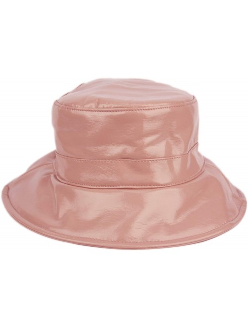 Rain Hats Women's Rain Hats Waterproof Rain Hat Wide Brim Bucket Hat Rain Cap - Cl4093indi Pink - CM19230CQCR $21.55
