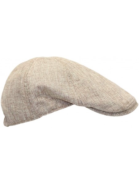 Newsboy Caps Flat Cap Summer Cool Ivy Style Neutral Color Newsboy Hat AM3998 - Easy_beige - CB18W67GMTQ $16.91