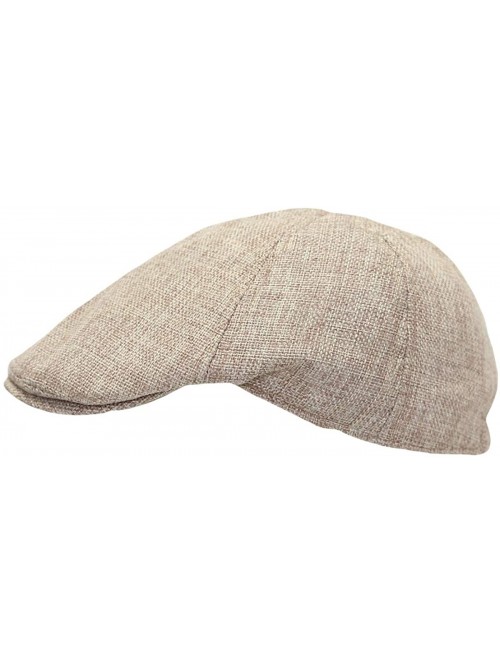 Newsboy Caps Flat Cap Summer Cool Ivy Style Neutral Color Newsboy Hat AM3998 - Easy_beige - CB18W67GMTQ $16.91