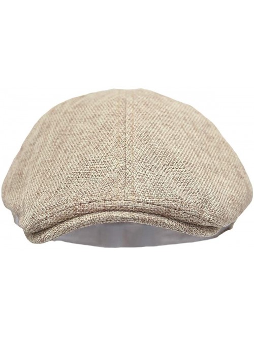 Newsboy Caps Flat Cap Summer Cool Ivy Style Neutral Color Newsboy Hat AM3998 - Easy_beige - CB18W67GMTQ $16.91