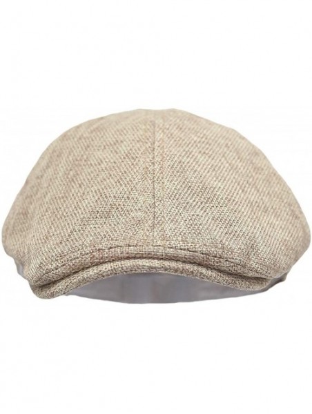 Newsboy Caps Flat Cap Summer Cool Ivy Style Neutral Color Newsboy Hat AM3998 - Easy_beige - CB18W67GMTQ $16.91