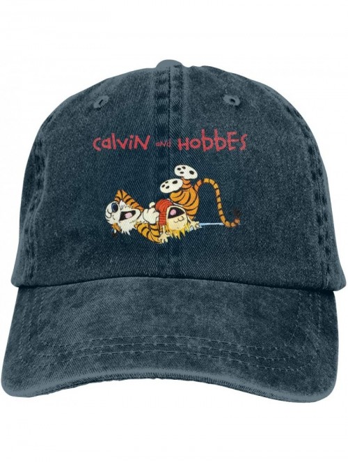 Baseball Caps Adult Calvin and Hobbes Tiger Hats Unisex Fashion Plain Cool Adjustable Denim Jeans Baseball Cowboy Navy Cap - ...