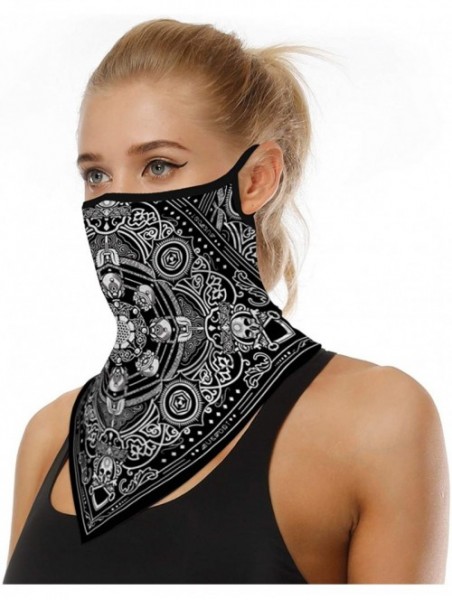 Balaclavas Face Scarf Bandana Ear Loops Face Mask Balaclava Men Women Neck Gaiters Dust Wind Motorcycle Mask Headwear - CY199...