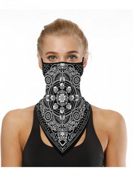 Balaclavas Face Scarf Bandana Ear Loops Face Mask Balaclava Men Women Neck Gaiters Dust Wind Motorcycle Mask Headwear - CY199...