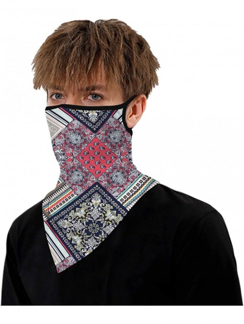 Balaclavas Face Scarf Bandana Ear Loops Face Mask Balaclava Men Women Neck Gaiters Dust Wind Motorcycle Mask Headwear - CY199...