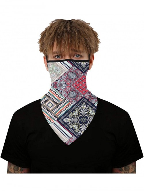 Balaclavas Face Scarf Bandana Ear Loops Face Mask Balaclava Men Women Neck Gaiters Dust Wind Motorcycle Mask Headwear - CY199...