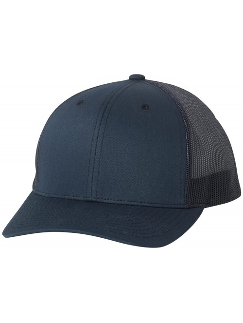 Baseball Caps Flexfit Retro Trucker Hat - Navy - CW12CLXLM2Z $10.88