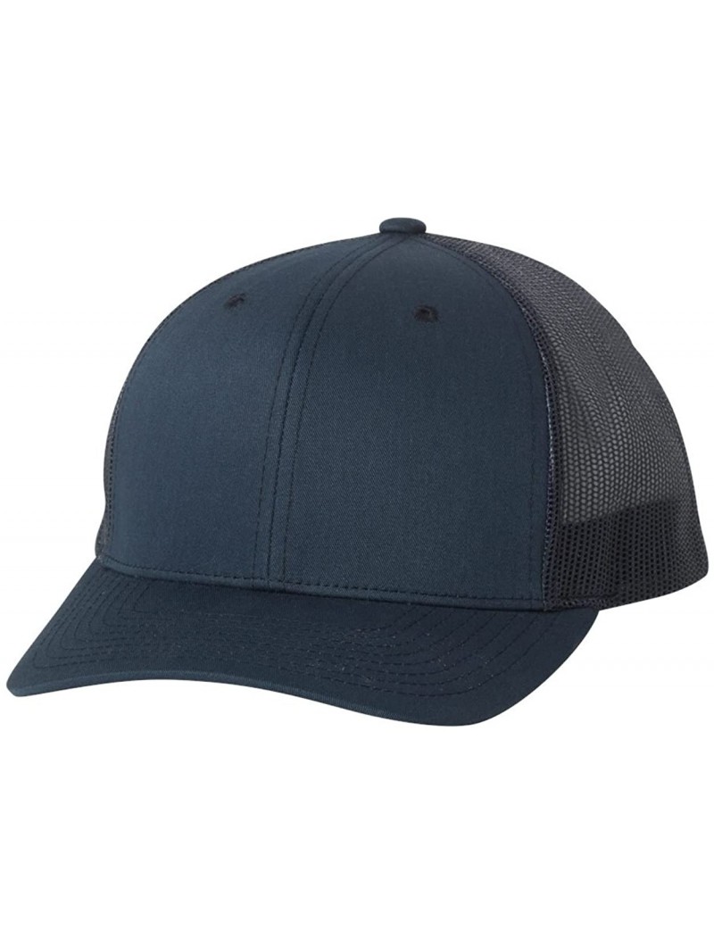 Baseball Caps Flexfit Retro Trucker Hat - Navy - CW12CLXLM2Z $10.88