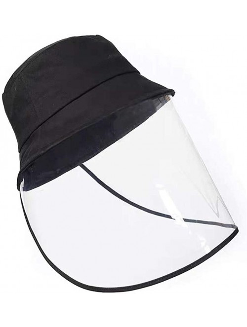 Sun Hats Bucket Sun Hat Women Floppy Cotton Hats Wide Brim Summer Beach Fisherman's Caps UPF 50+ UV Packable - A01-black - C5...