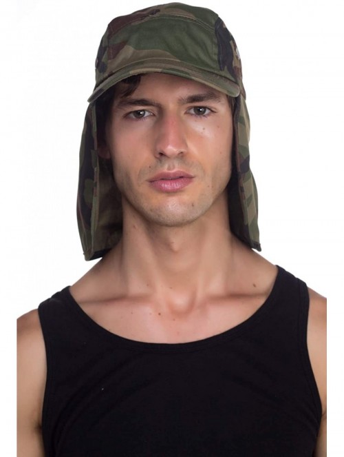 Sun Hats Fishing Sun Cap UV Protection - Ear Neck Flap Hat - Camo - C5182YO3U74 $13.95