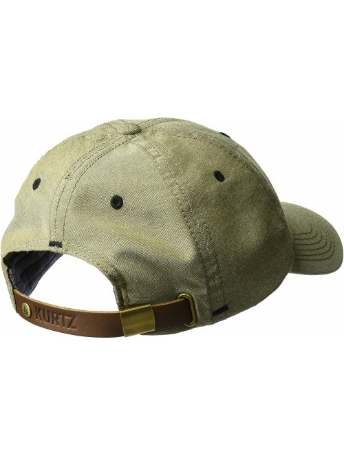 Baseball Caps Men's Chambray Baseball Cap - Olive Drab - CN180NYNTO2 $41.41