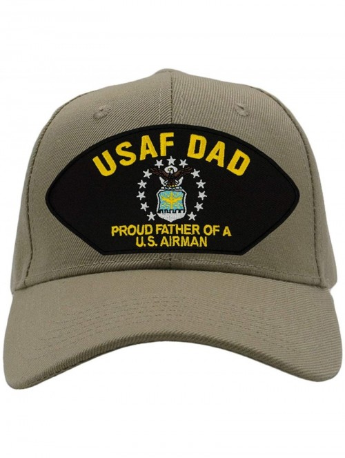 Baseball Caps Air Force Dad - Proud Father of a US Airman Hat/Ballcap Adjustable One Size Fits Most - C218KS8UYGR $32.49