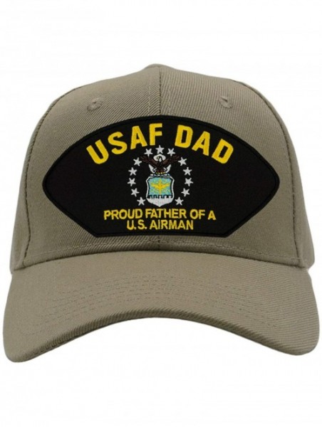 Baseball Caps Air Force Dad - Proud Father of a US Airman Hat/Ballcap Adjustable One Size Fits Most - C218KS8UYGR $32.49