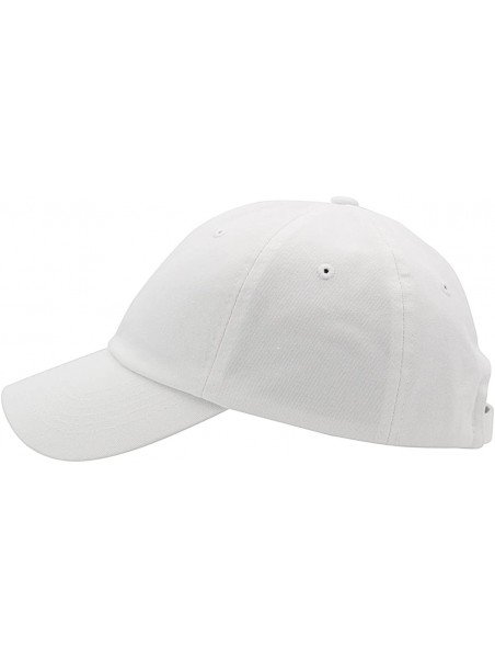 Baseball Caps Baseball Cap Men Women-Cotton Dad Hat Plain - White - CF12MXKCLNX $10.59