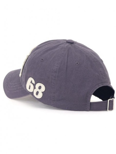 Baseball Caps Washed Cotton Patch Baseball Cap Standard Embroidery Casual Trucker Hat - Dark Grey - C518C3UDE9N $35.38