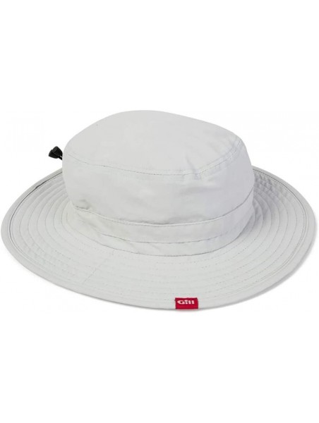 Sun Hats Technical UV Sun Hat with Hat Retainer - Silver Gray - CB11KD5K1O9 $44.24