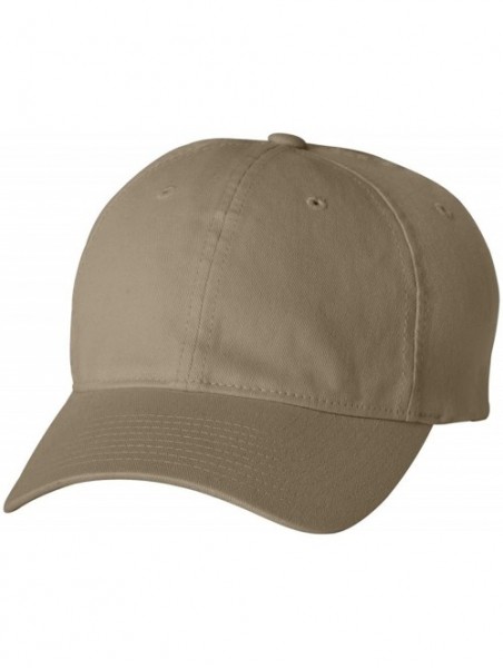 Baseball Caps Garment-Washed Cap - Khaki - CD11J95BX4B $20.03