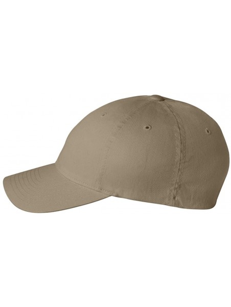 Baseball Caps Garment-Washed Cap - Khaki - CD11J95BX4B $20.03