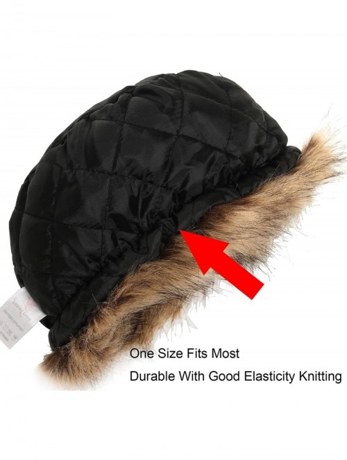 Skullies & Beanies Women's Winter Faux Fur Cossak Russian Style Hat - Nature - C112LL4GQLR $15.28