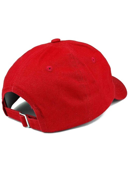 Baseball Caps Gwynbleidd Logo Embroidered Low Profile Soft Crown Unisex Baseball Dad Hat - Vc300_red - CV18W3QH03X $22.43