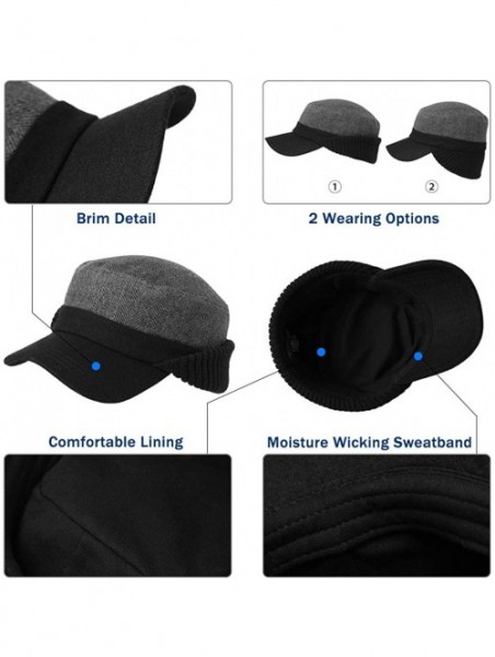 Skullies & Beanies Fancet Adjustable Strapback Military Baseball - CR18YGD9U9O $16.24