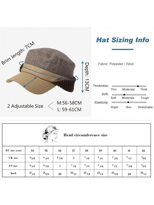 Skullies & Beanies Fancet Adjustable Strapback Military Baseball - CR18YGD9U9O $16.24