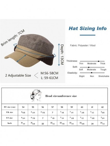 Skullies & Beanies Fancet Adjustable Strapback Military Baseball - CR18YGD9U9O $16.24