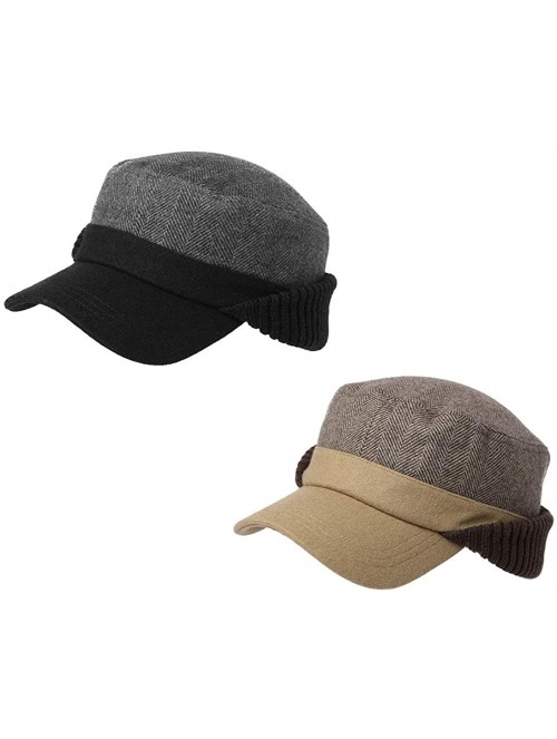 Skullies & Beanies Fancet Adjustable Strapback Military Baseball - CR18YGD9U9O $16.24