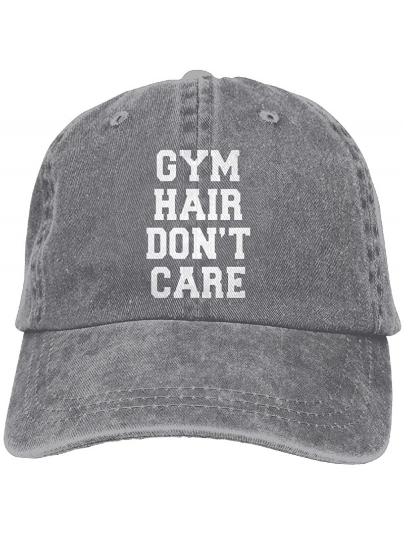 Cowboy Hats Funny Gym Hair Don't Care Adult New Style COWBOY HAT - CI1807WGS6Q $14.89