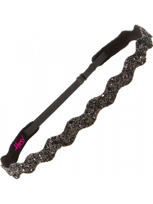 Headbands Women's Adjustable NO Slip Wave Bling Glitter Headband - Black & Brown - C0124WEGKO1 $14.50