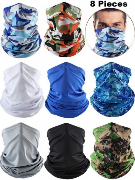 Balaclavas Summer UV Protection Neck Gaiter Scarf Balaclava Breathable Face Cover Scarf - C619647XZ08 $20.71