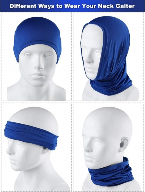 Balaclavas Summer UV Protection Neck Gaiter Scarf Balaclava Breathable Face Cover Scarf - C619647XZ08 $20.71