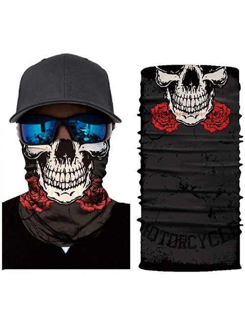 Balaclavas Unisex 3D Skull Printed Balaclava Headwear Multi Functional Face Mask for Outdoor Cycling Riding Motorcycle - CB19...