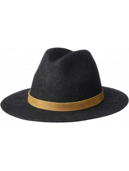 Fedoras Women's Felt Tall Crown Fedora - Gray - CY18WMOUHZX $50.38