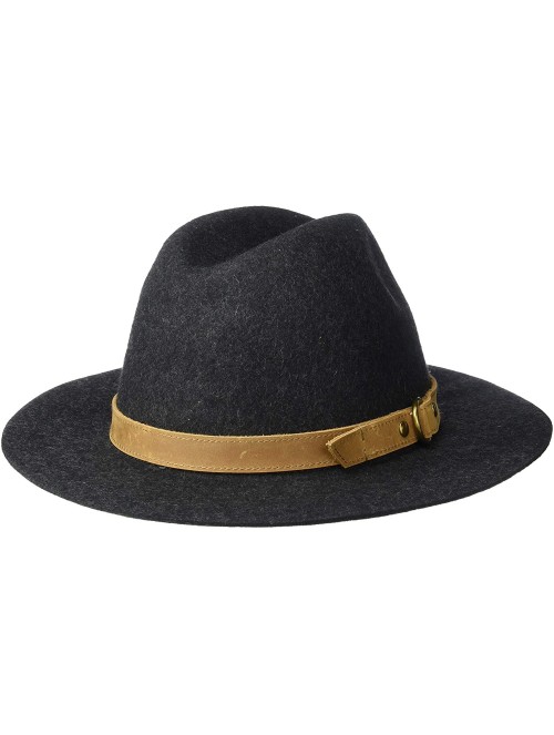 Fedoras Women's Felt Tall Crown Fedora - Gray - CY18WMOUHZX $50.38