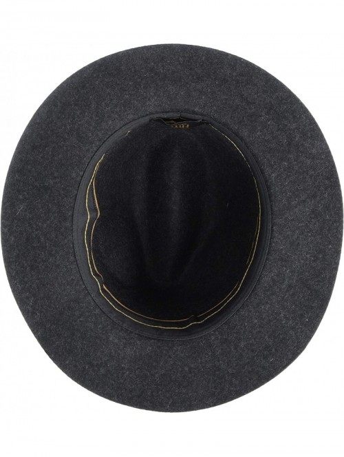 Fedoras Women's Felt Tall Crown Fedora - Gray - CY18WMOUHZX $50.38