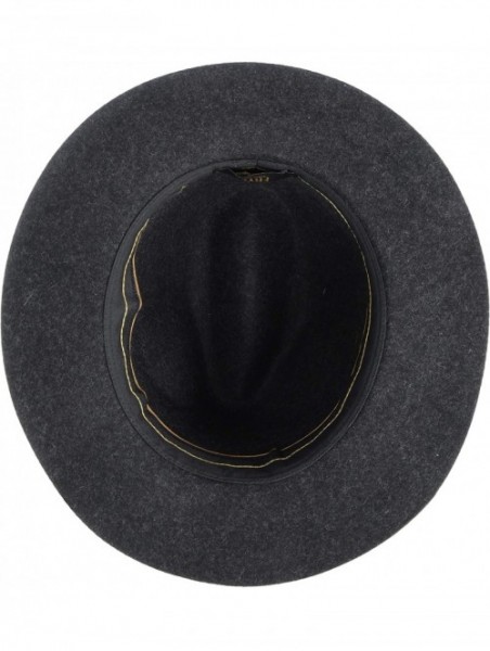 Fedoras Women's Felt Tall Crown Fedora - Gray - CY18WMOUHZX $50.38