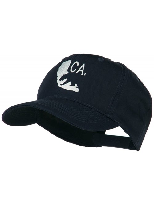 Baseball Caps California with Bear Embroidered Cap - Navy - C511JL1CGUD $29.61