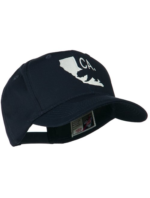 Baseball Caps California with Bear Embroidered Cap - Navy - C511JL1CGUD $29.61