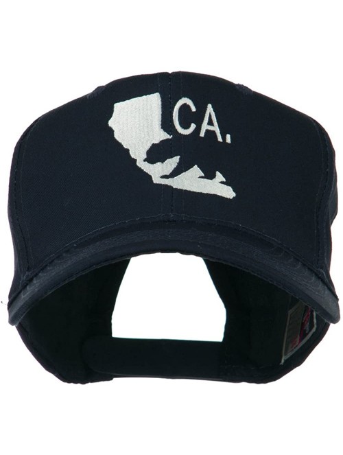 Baseball Caps California with Bear Embroidered Cap - Navy - C511JL1CGUD $29.61