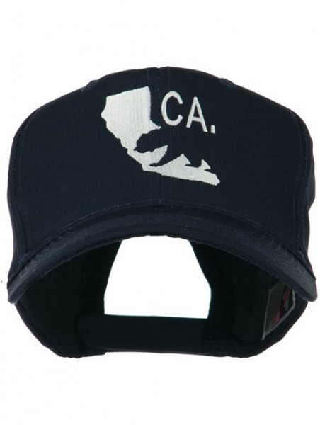 Baseball Caps California with Bear Embroidered Cap - Navy - C511JL1CGUD $29.61