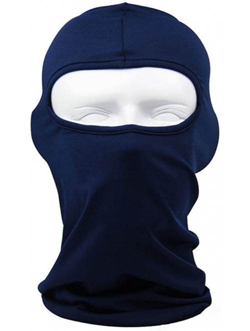 Balaclavas Balaclava Face Mask Windproof Ski Mask Face Cover for Cold Weather - Dark Blue - CS11NCKCTE7 $13.46