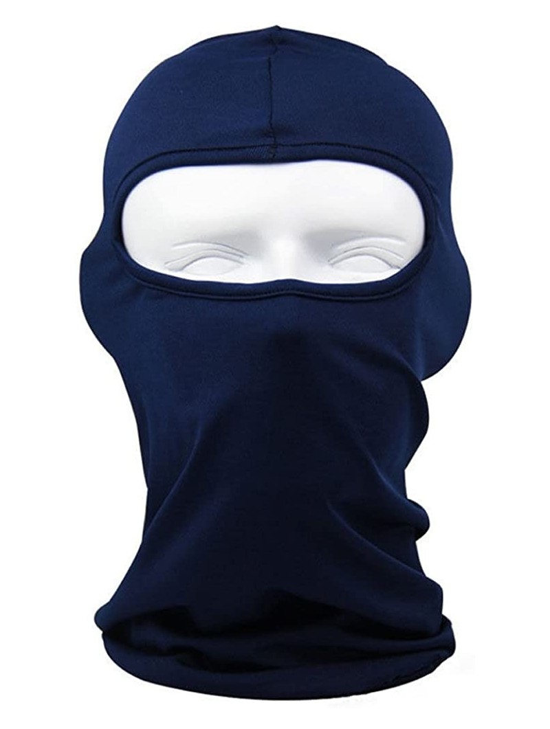 Balaclavas Balaclava Face Mask Windproof Ski Mask Face Cover for Cold Weather - Dark Blue - CS11NCKCTE7 $13.46