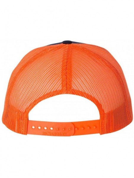 Baseball Caps Snapback Trucker Cap - 112 - Navy/Orange - C411OSP0P8H $14.20