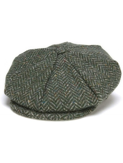 Newsboy Caps Eight Piece Cap Tweed - Hunter Green - CS18TZKQURA $61.48